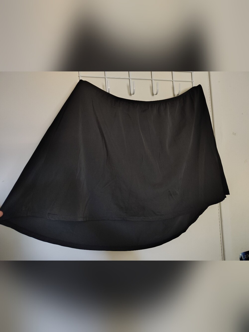 Beach Belle Black Swim Skirt | 26W